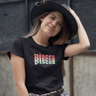 Pisces Zodiac Sign   Farbe des hellgrünen Powers T-Shirt