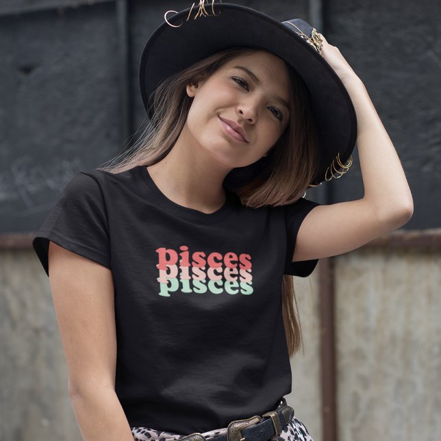 Pisces Zodiac Sign | Farbe des hellgrünen Powers T-Shirt (Von Creator hochgeladen)