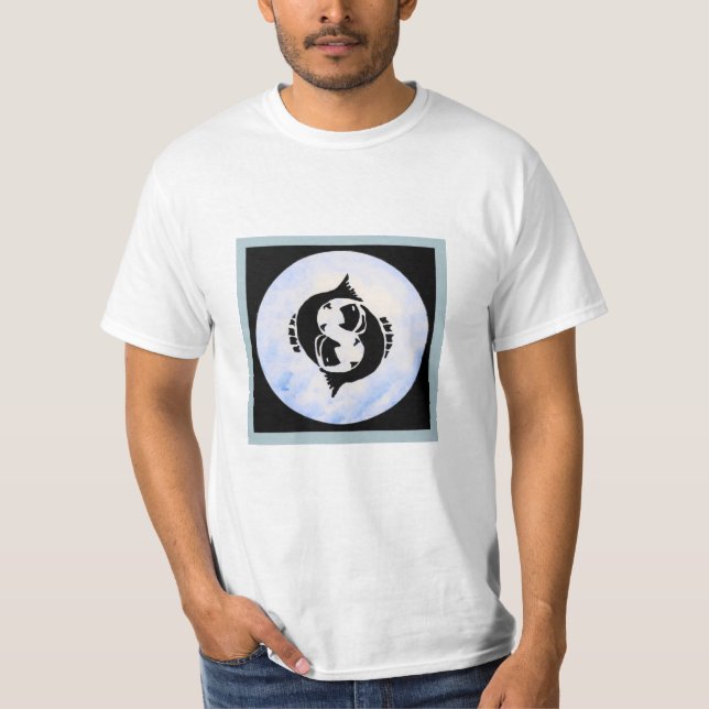 Pisces Zodiac Sign T-Shirt (Vorderseite)