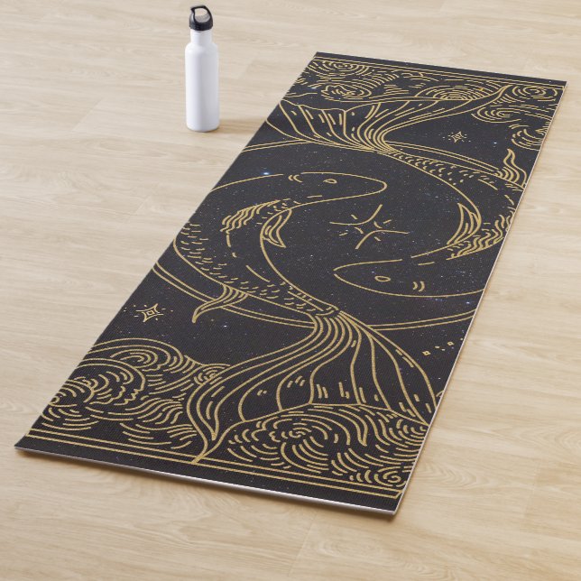 Pisces Zodiac Sign Yoga Mat Yogamatte (Beispiel)