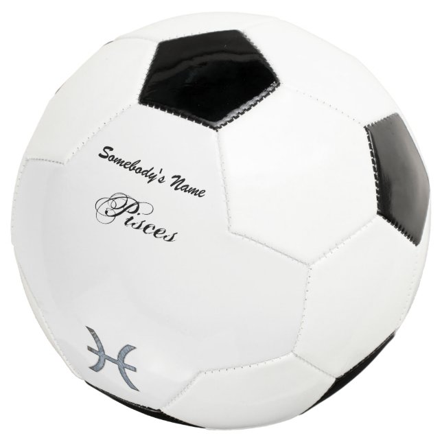 Pisces Zodiac Symbol Element von Kenneth Yoncich Fußball (Dreiviertel)