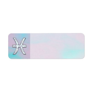 Pisces Zodiac Symbol Mother of Pearl Style