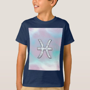 Pisces Zodiac Symbol Mutter der Perldekoration T-Shirt