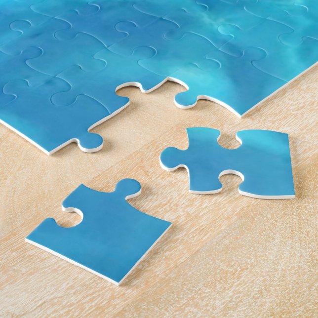 Piscine aquatique Amusement | Bleu | Puzzle (Côté)