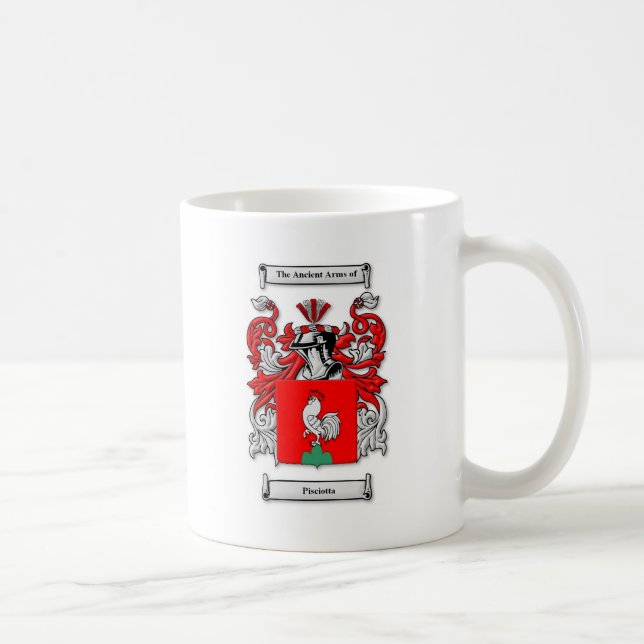 Pisciotta Wappen Kaffeetasse (Rechts)