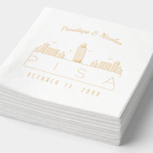 Pise Mariage personnalisées Pisa Gold