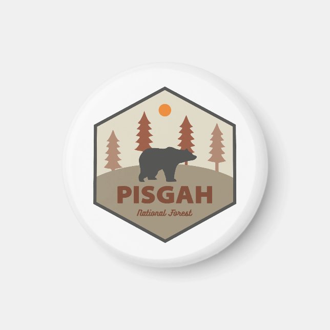 Pisgah National Forest Bear Magnet (Vorne)