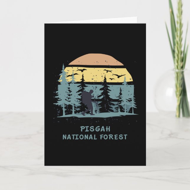 Pisgah National Forest Karte (Vorderseite)