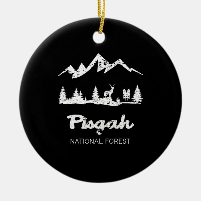 Pisgah National Forest Keramik Ornament (Vorne)