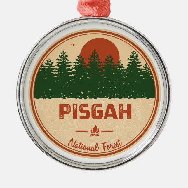 Pisgah National Forest Ornament Aus Metall (Vorne)