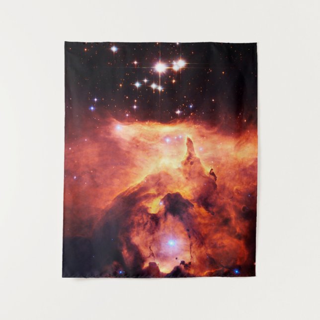 Pismis 24-1 Mittel Wandteppich (Vorderseite)