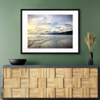 Pismo Beach California Dramatisches, kühne Sunset-