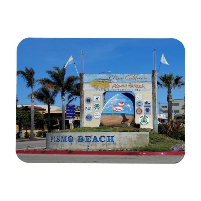 Pismo Beach California Souvenir Magnet (Horizontal)