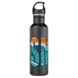 Pismo Beach California Surf Edelstahlflasche