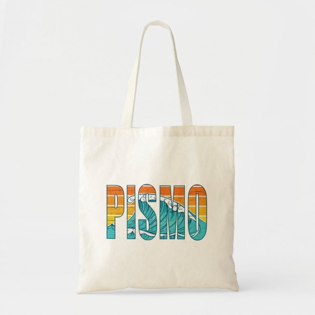 Pismo Beach California Surfer T - Shirt Tragetasche (Vorne)