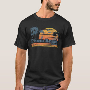 Pismo Beach California Urlaub Niedlich Vintag Cali T-Shirt