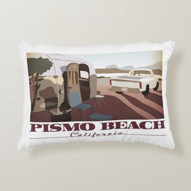 Pismo Beach, Kalifornien Dekokissen (Vorderseite)