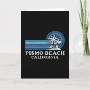 Pismo Beach Kalifornien Familien Sommerurlaub Vint Karte