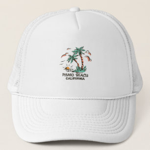 Pismo Beach - Kalifornien - farbenfroher Sonnenunt Truckerkappe