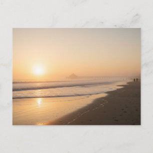 Pismo Beach, Kalifornien Golden Sunrise Postkarte