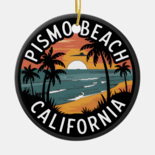 Pismo Beach, Kalifornien Sonnenaufgang Keramik Ornament