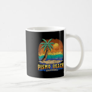 Pismo Beach Kalifornien Vintag Beunruhigtes Souven Kaffeetasse