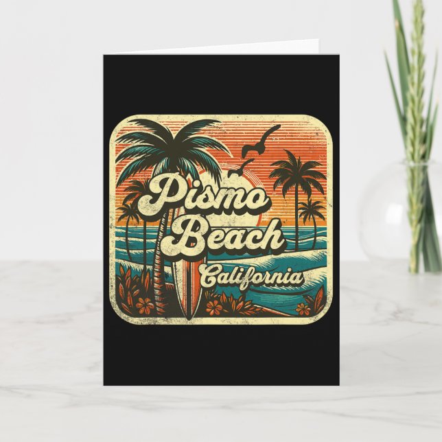 Pismo Beach  Karte (Vorderseite)