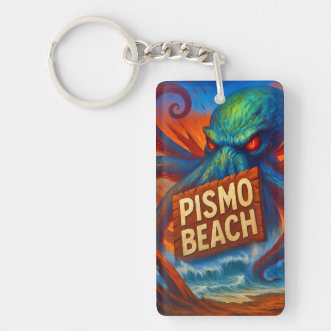 PISMO BEACH KEYCHAIN. SCHLÜSSELANHÄNGER (Vorderseite)