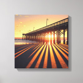 Pismo Beach Pier California Leinwanddruck