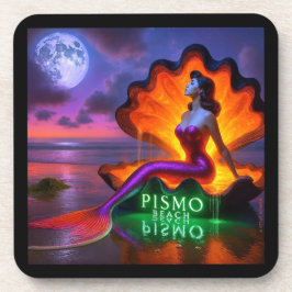 PISMO STRAND MERMAID. SERIE 1 NUMMER 4. GETRÄNKEUNTERSETZER
