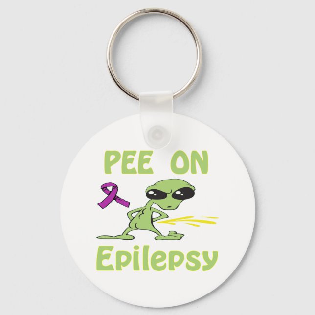 Piss auf Epilepsie-Schlüsselanhänger Schlüsselanhänger (Vorderseite)