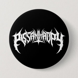 Pissanthropie Death Metal Fake Band Button
