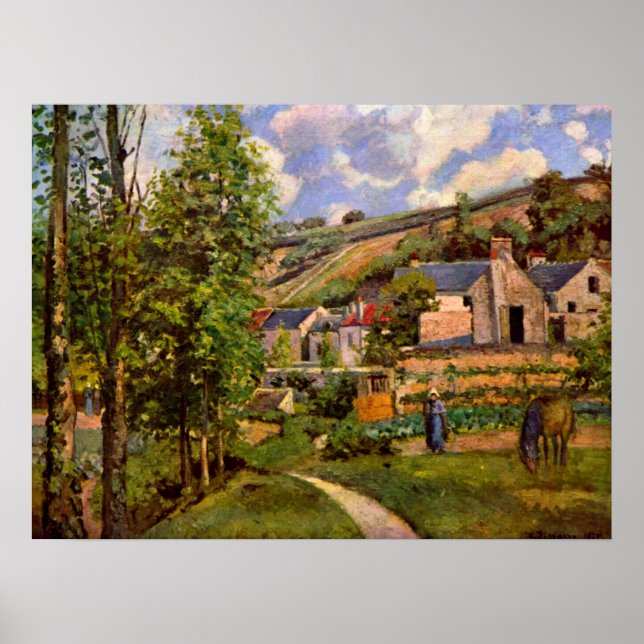 Pissarro Art Work Landscape Poster (Vorne)