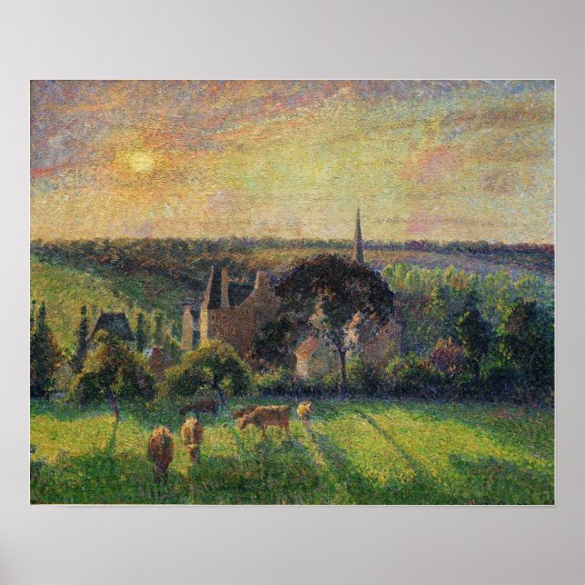 Pissarro - bei Eragny 1897 Poster (Vorne)