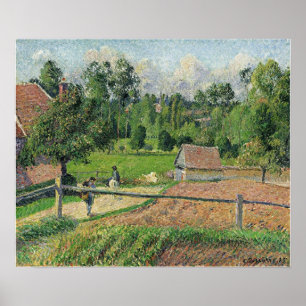 Pissarro - Blick aus dem Fenster des Künstlers Era Poster