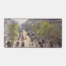Pissarro - Boulevard Montmartre, Frühjahr Schreibtischunterlage