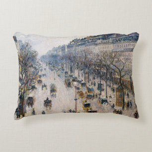 Pissarro - Boulevard Montmartre, Wintermorgen Dekokissen