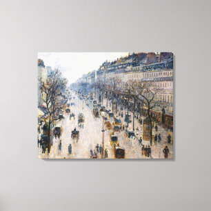 Pissarro - Boulevard Montmartre, Wintermorgen Po Leinwanddruck