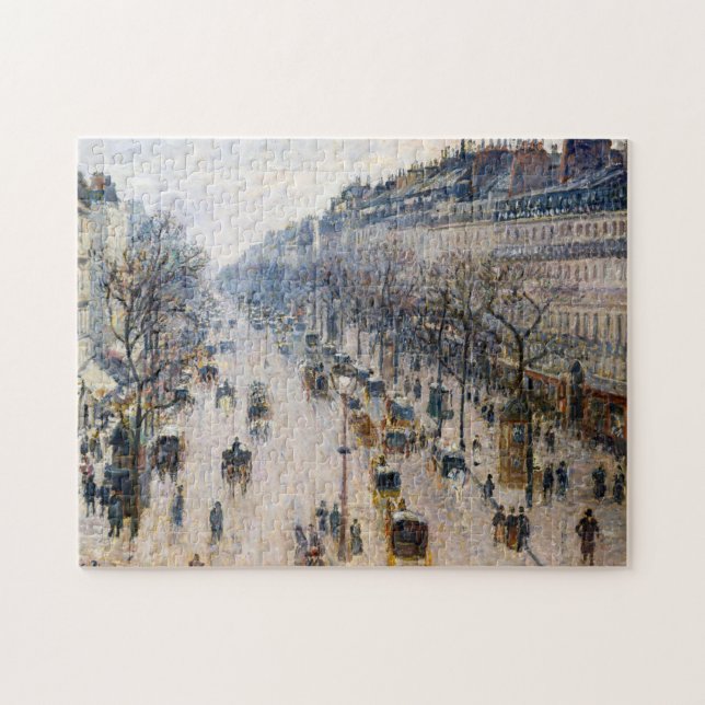 Pissarro - Boulevard Montmartre, Wintervormittag (Horizontal)