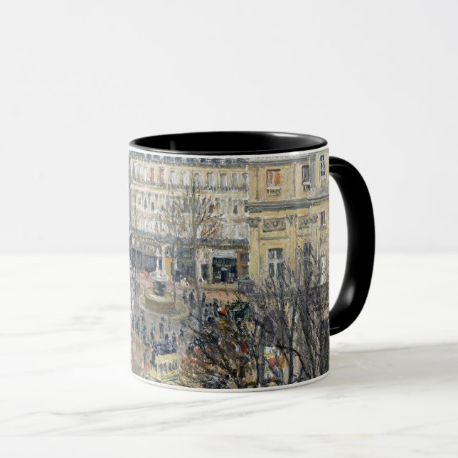 Pissarro - französischer Theaterplatz, Paris, Tasse (VorderseiteRechts)