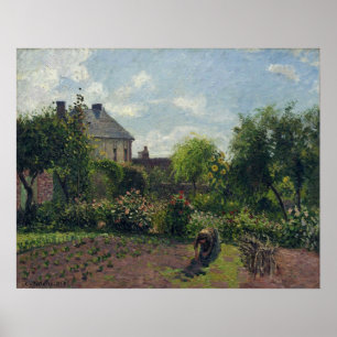 Pissarro - Gartenarbeit 1898 Poster