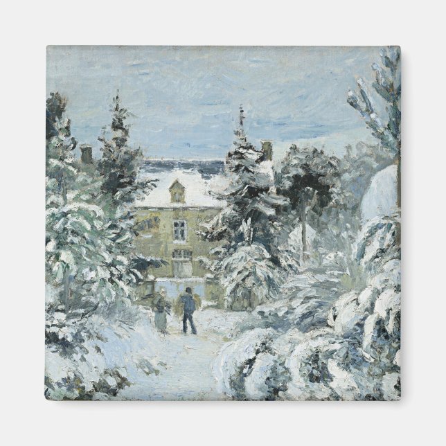 Pissarro - Haus Piette in Montfoucault, Magnet (Vorne)