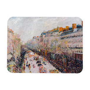 Pissarro - Montmartre, Mardi Gras auf dem Boulevar Magnet