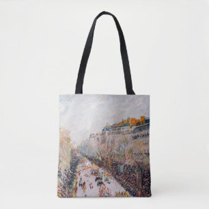 Pissarro - Montmartre, Mardi Gras auf dem Boulevar Tasche