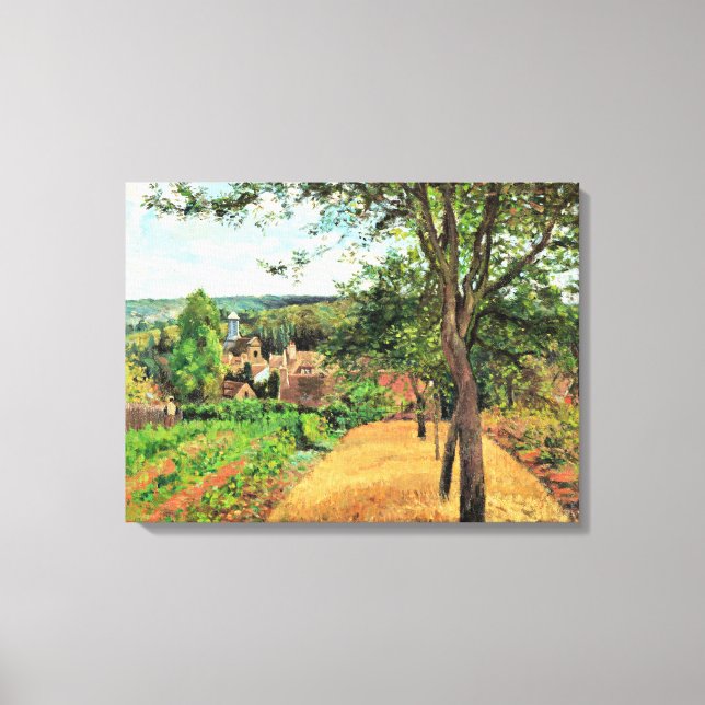 Pissarro - Orden von Louveciennes, schöne Kunst, Leinwanddruck (Vorderseite)