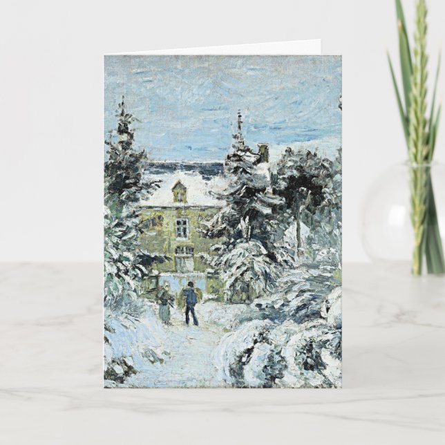 Pissarro - Piette's House in Montfoucault Karte (Vorderseite)