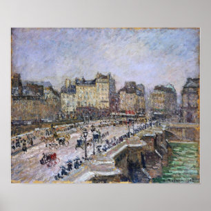 Pissarro - Pont Neuf Snow Effect 1902 Poster
