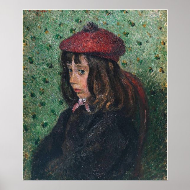 Pissarro - Portrait von Felix 1881 Poster (Vorne)