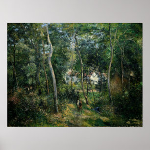 Pissarro - Waldgebiet von L'Hermitage Pontoise 187 Poster