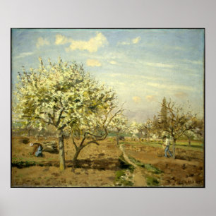 Pissarros "Der Obstgarten" - Poster